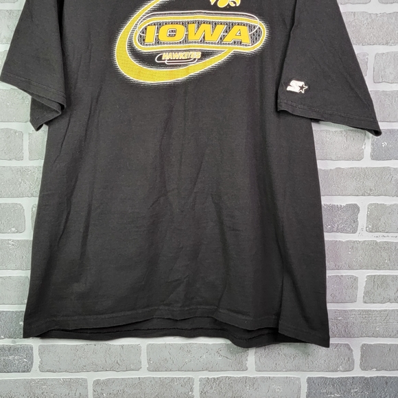Starter Iowa Hawkeyes Vintage Collegiate NCAA Big Ten T-Shirt Men's Size 2XL - Picture 2 of 16